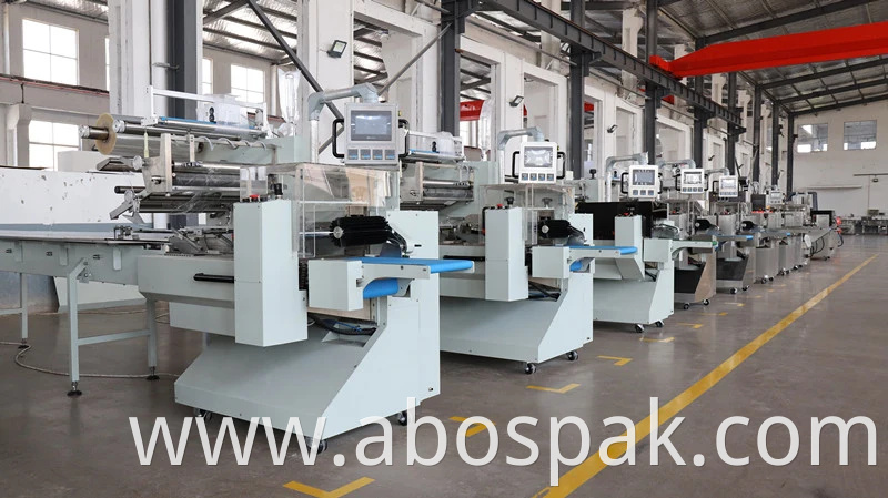 Automatic Multi-Function Frozen Food/Dumplings/Bags/Buns/Rolls/Burgers/Bread Pillow Packing Packaging Line Equipment